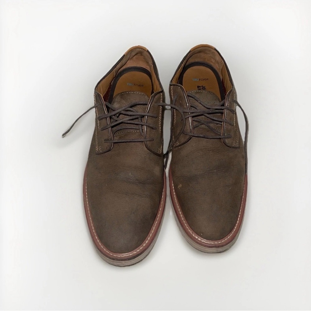 Johnston & Murphy Men’s Brown Leather Lace Up Shoes Comfort Casual Size 11.5